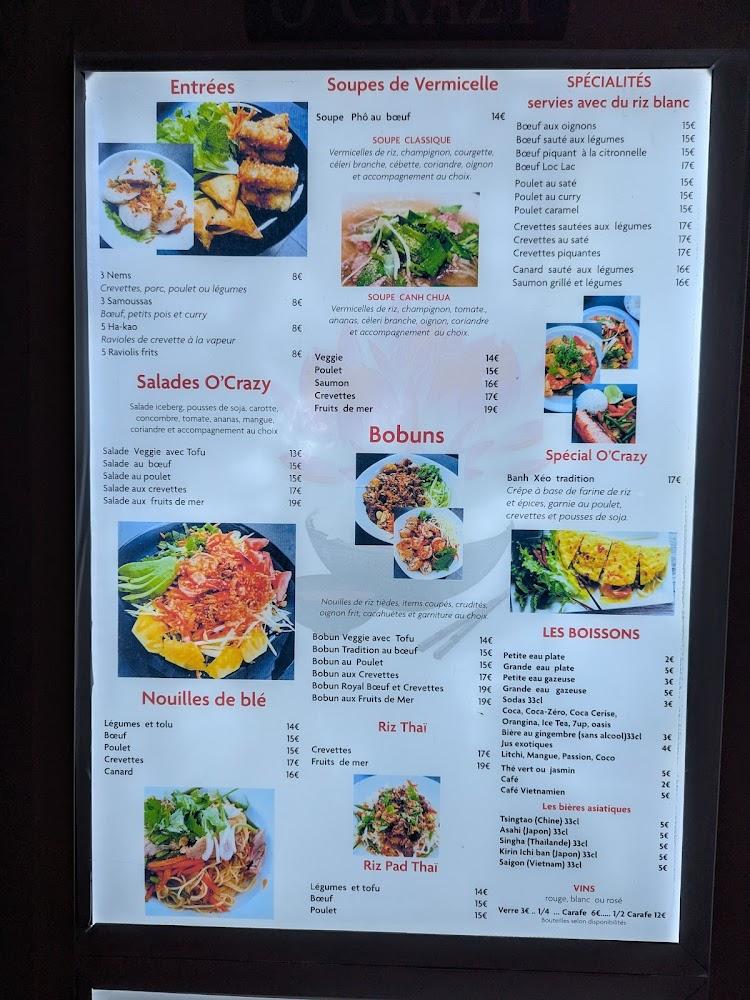 O'Crazy - Menu Image 1