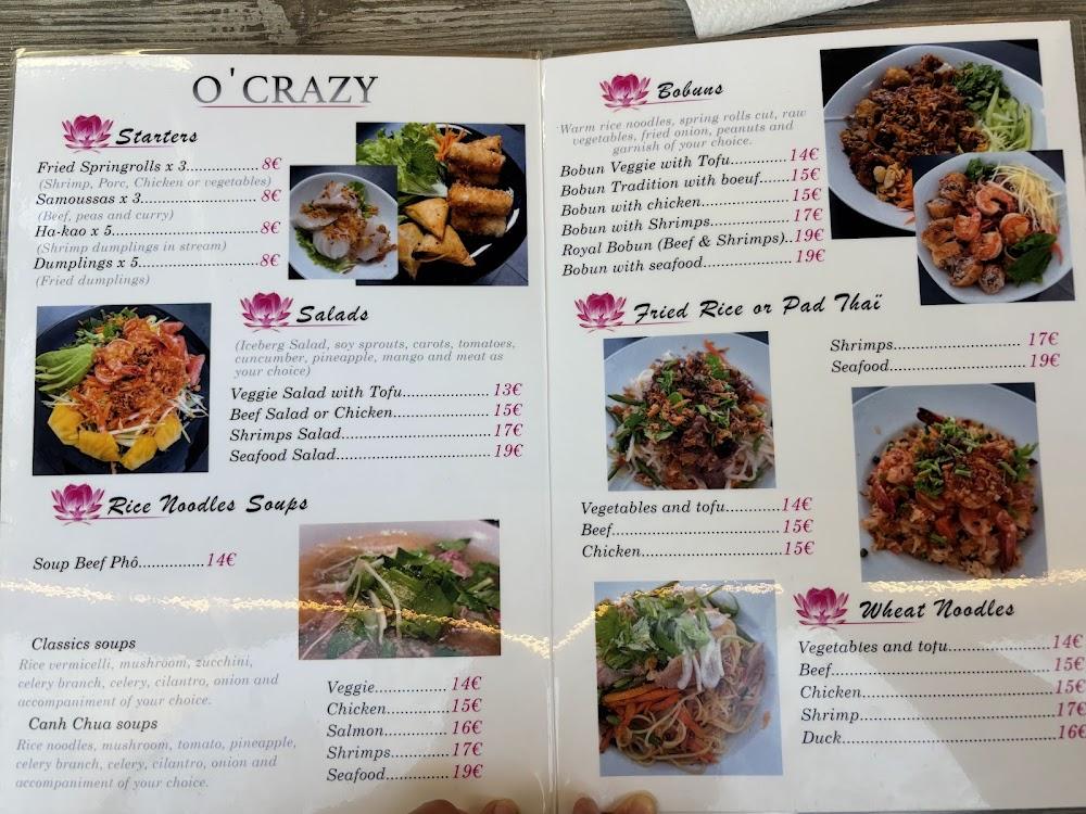 O'Crazy - Menu Image 4